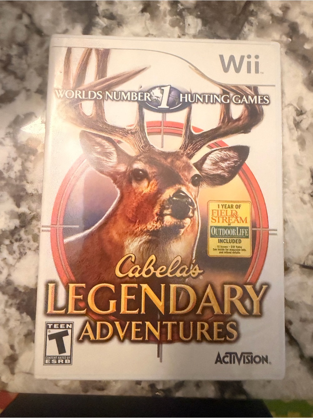 Cabela's Legendary Adventures Wii Game - White, Brown, Red